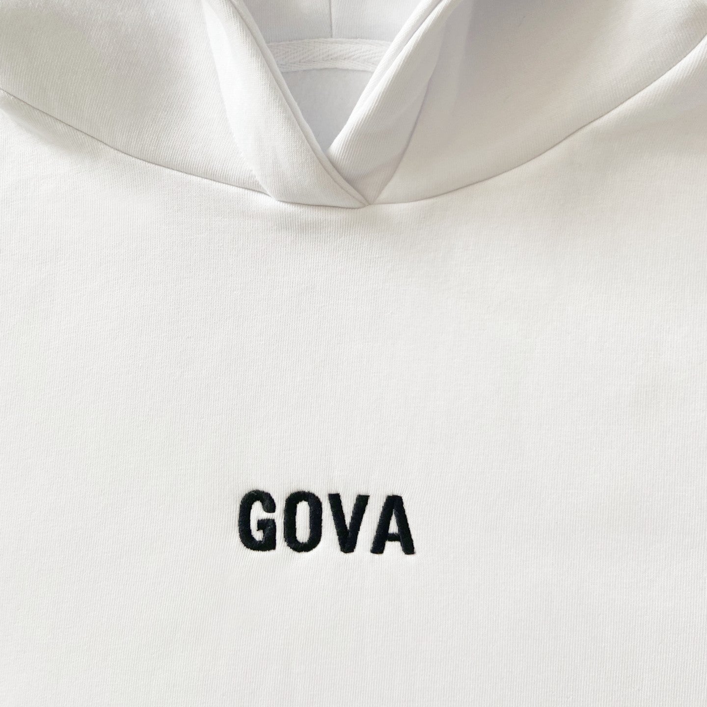 Soft Oversized Hoodie - Black Logo | GOVA